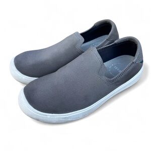 Vessi Shoes Boardwalk Slip On Flats Size 9 Grey Knit Stretch